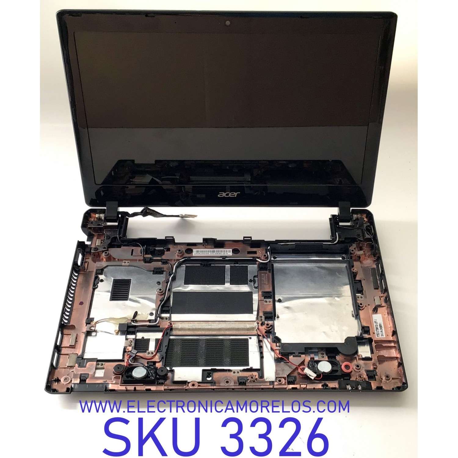CARCASA CON PANTALLA PARA LAPTOP ACER / NUMERO DE PARTE AP0RO000400 / PTSZ E173569 / MODELO Q1VZC